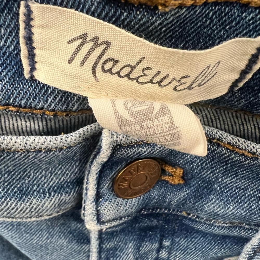 Madewell women’s stovepipe Jeans in Light Blue 30 - Picture 4 of 6
